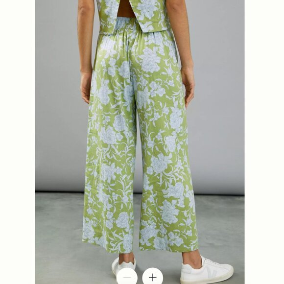 Anthropologie Maeve London Wide-Leg Pants Large - Picture 3 of 11